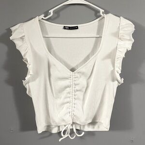 Zara White Blouse!